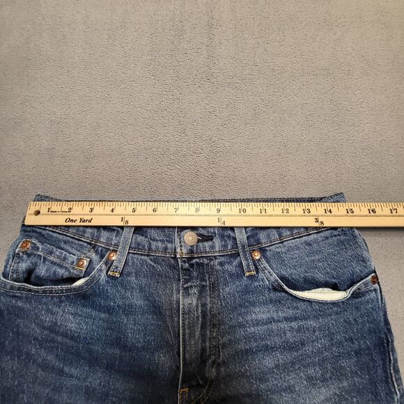 Levi's 511 Jeans Mens 30x31 Blue Modern Big E Slim Straight Distressed Denim - Picture 8 of 10